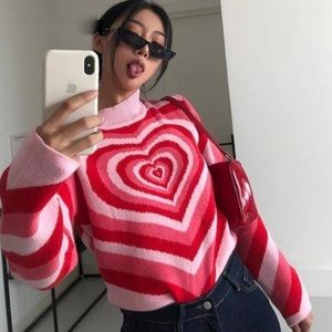 CIDER Heart Wave Sweater